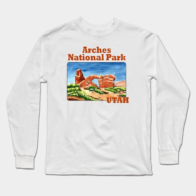 Arches National Park, Utah Long Sleeve T-Shirt by MMcBuck